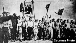 A demonstration in Novocherkassk in 1962