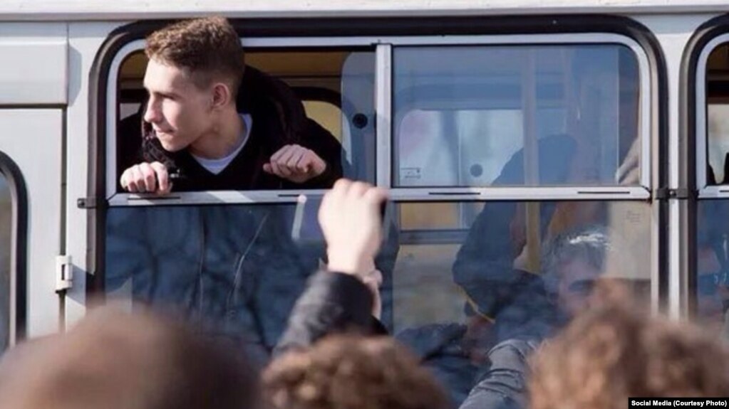 Oleg Alekseyev and his fellow protesters took to the streets of central Kaliningrad on June 12, despite having had their application for a rally in the city center rejected, and he and dozens of others were detained.