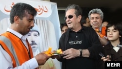 Dariush Mehrjui (C) Iranian film director, screenwriter, producer, May2012. File photo