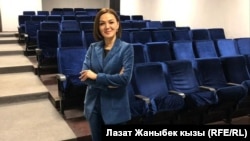 Венера Токторова в кинотеатре «Манас».