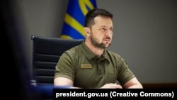 Presidenti ukrainas, Volodymyr Zelensky.