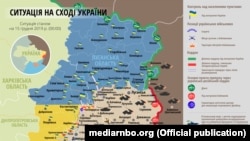 Ситуація в зоні бойових дій на Донбасі 15 грудня – карта