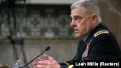 ژنرال مایک میلی، رئیس ستاد مشترک ارتش آمریکا و مارک اسپر، وزیر دفاع آمریکا در نشست کمیته نیروهای مسلح مجلس نمایندگان شرکت کرده بودند