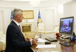 Presidenti Thaçi ka marrë pjesë në mënyrë virtuale në Samitin e Zagrebit.