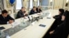 Павел Климкин и Петр Порошенко на встрече с экзархами, Киев, 17 сентября 2018 года