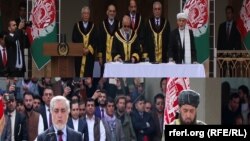د ولسمشر غني او عبدالله عبدالله د لوړې مراسم