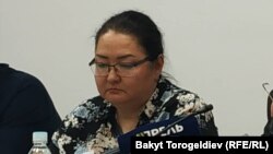 Анара Кыштобаева, адвокат Эмиля Макимбетова.