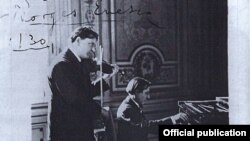 Alfred Cortot în duo George Enescu (Sursa: colecția Jean Cortot)