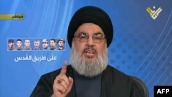 Sheikh Hassan Nasrallah, udhëheqës i Hezbollahut.