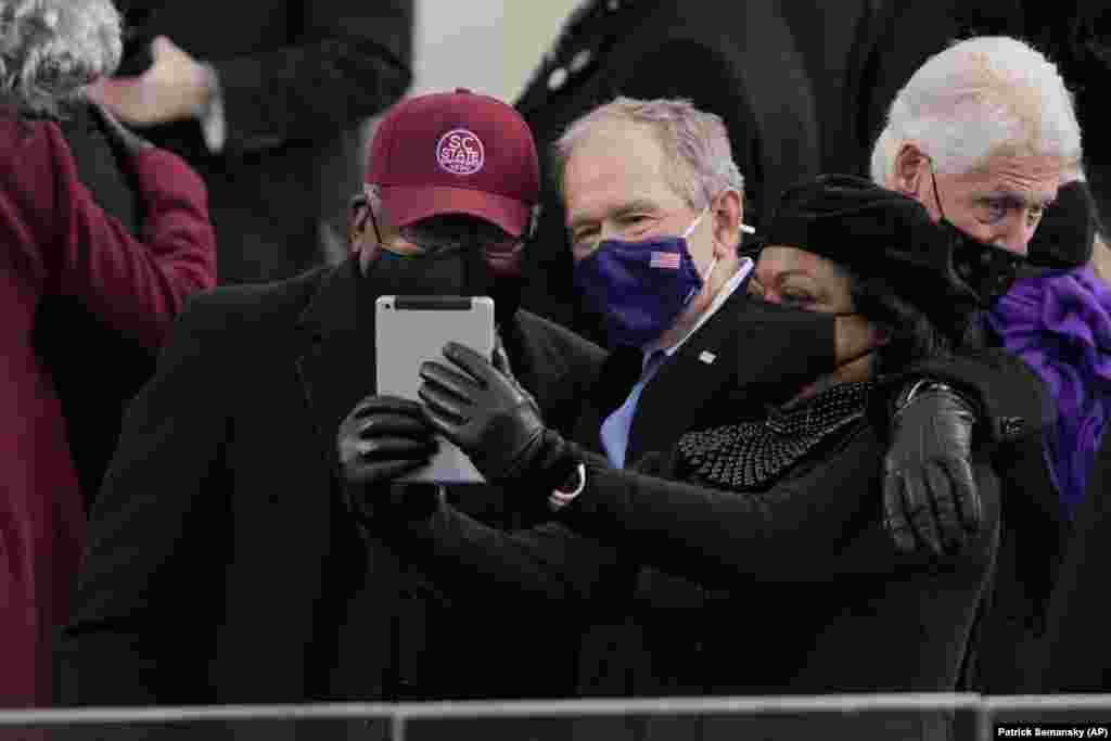 Бывший президент США Джордж Буш &ndash; младший на церемонии инаугурации