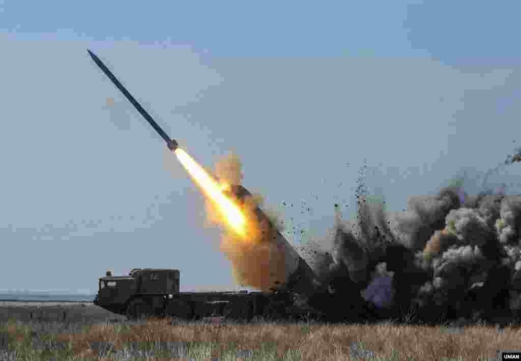 Випробування ракет українського виробництва, в Одеській області, 21 березня 2017 року