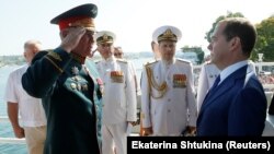 SEVASTOPOL – Dmitri Medvedev la Ziua Marinei din Rusia, 28 iul 19