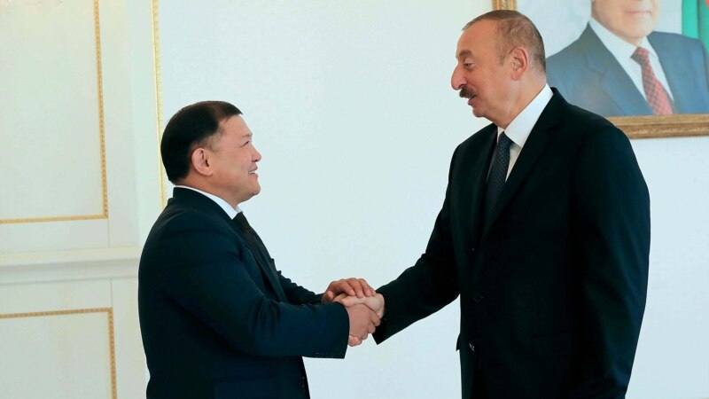 ЖК төрагасы Жумабеков Азербайжан президенти менен жолукту