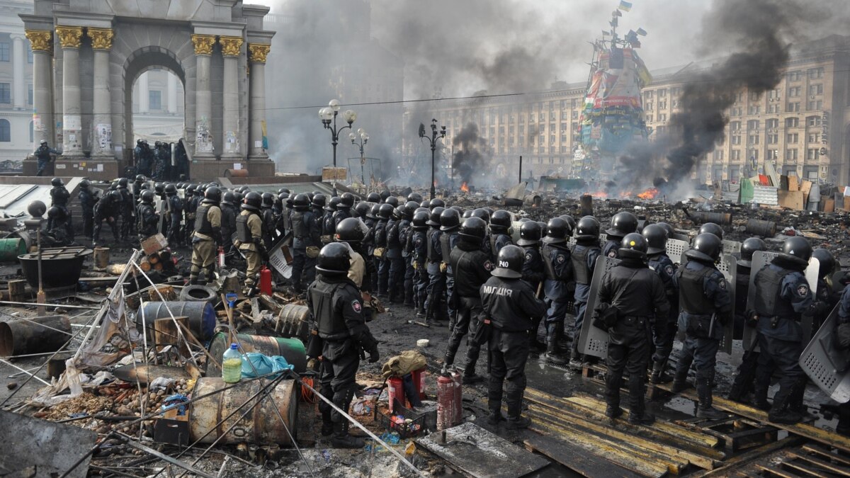 Киев Майдан февраль 2014