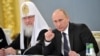 Патриарх РПЦ МП Кирилл и Владимир Путин