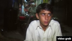 Naeem, 13, says he first sold himself to a man in a Peshawar park when he was 8 years old. He subsequently relied on prostitution to feed his heroin habit.