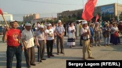 Акция против повышения пенсионного возраста в Якутске, архивное фото 