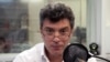 Boris Nemtsov in RFE/RL's Moscow studio (file photo)