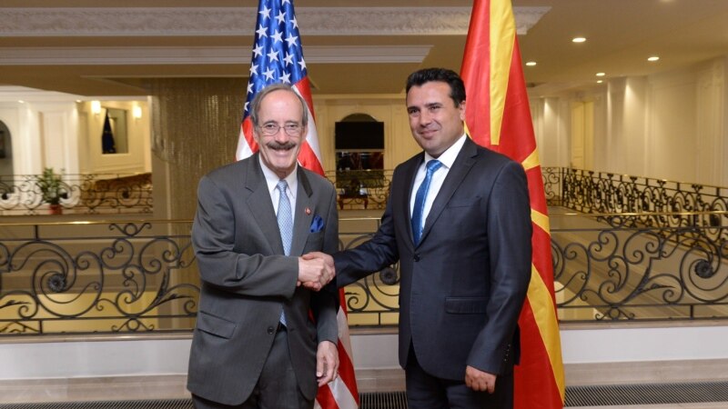 Американскиот конгресмен Елиот Енгел во работна посета на Скопје