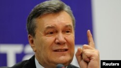 Виктор Янукович, пресс-конференция в Ростове-на-Дону, 28 ноября 2016 года.