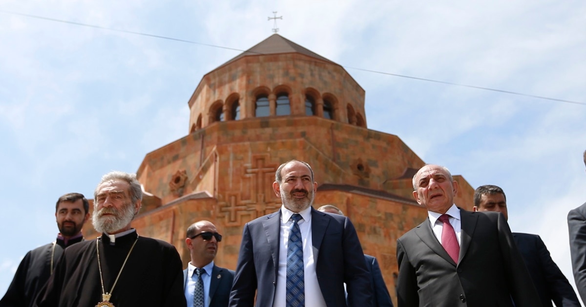 Pashinian Won’t Condemn Destruction Of Karabakh Armenian Cathedral (UPDATED)