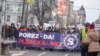 Serbia - Freelancers and online workers in front of the Serbian Parliamnet building, protesting against the Tax Administration has sent more than 2.000 "request for control" to those who earn this work. January 16, 2021, Belgrade