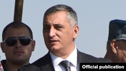 Ashot Aharonian, a spokesperson for the Armenian Police, is attending command staff exercises at the “Arzni” airport, 13Sep2014