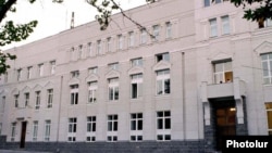 Armenia -- The Central Bank building in Yerevan.