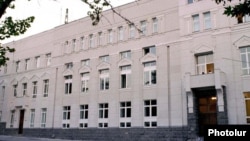 Armenia -- The Central Bank building in Yerevan.