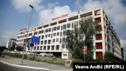 Zgrada Telekoma Srbije u Beogradu, avgust 2020. godine