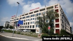 Zgrada Telekoma Srbije u Beogradu, avgust 2020. godine