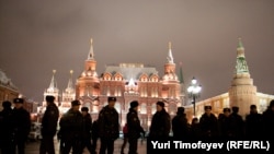 ОМОН на Манежной площади. Москва, 11 января 2011 