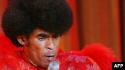 The late Bobby Farrell performs in Moscow in December 2009