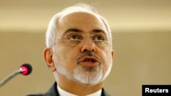 "If they want an agreement, sanctions must go," Iranian Foreign Minister Mohammad Javad Zarif said in Geneva.