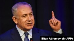 Benjamin Netanyahu gjatë një takimi të djeshëm me biznesmenët në Buenos-Ajres të Argjentinës