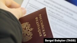Голосование на выборах президента России в Москве.
