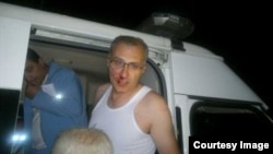 Armenia -- Civil activist Haykak Arshamian is hospitalized after being attacked in Yerevan, 5Sep2013