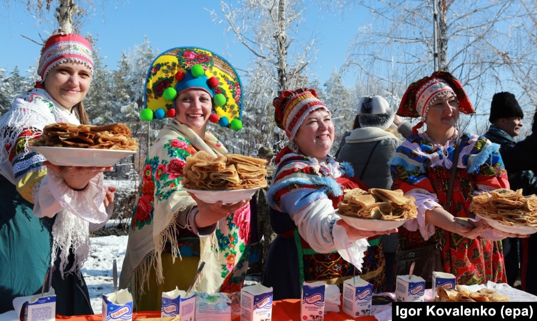 Pancakes, Masks, And Fire: A Russian Farewell To Winter