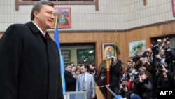 Новоизбранный президент Украины Виктор Янукович