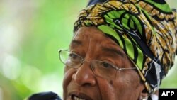 Former Liberian President Ellen Johnson Sirleaf was one of three joint winners of this year's Nobel Peace Prize. 