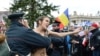 Ватыкан. Украінскі рух FEMEN правёў акцыю на пл. Сьвятога Пятра у падтрымку правоў геяў