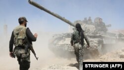 Сирійські урядові війська готуються до наступу на місто Дума, 7 квітня 2018 року