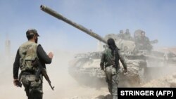 نیروهای دولتی سوریه در اطراف دوما؛ ۱۸ فروردین