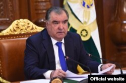 Tajik President Emomali Rahmon (file photo)