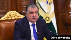 Президент Таджикистана Эмомали Рахмон. 16 апреля 2020 года.