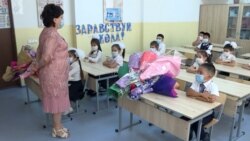 Одна из школ в Бишкеке. 1 сентября 2020 года.