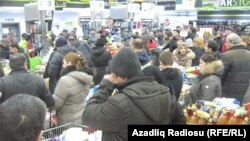 Bakıda supermarket
