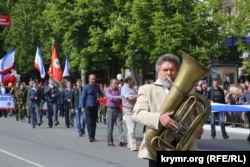 Першотравнева демонстрація у Сімферополі, архівне фото