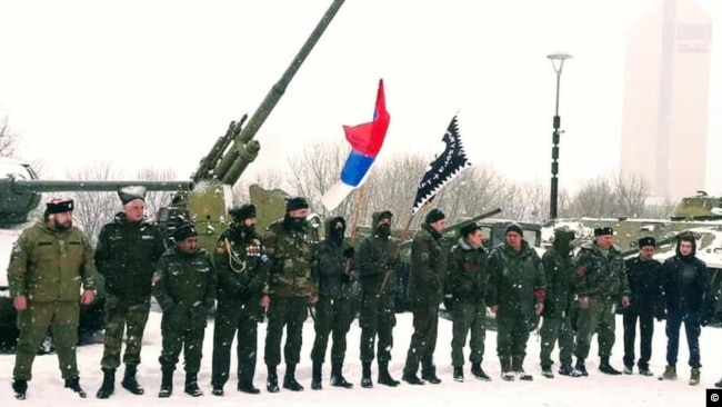 Сбор Народной армии Донбасса, март 2018. Фото: Фейсбук Братислава Живковича