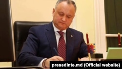 Președintele moldovean Igor Dodon
